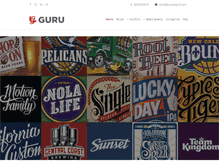 Tablet Screenshot of gurudesignco.com